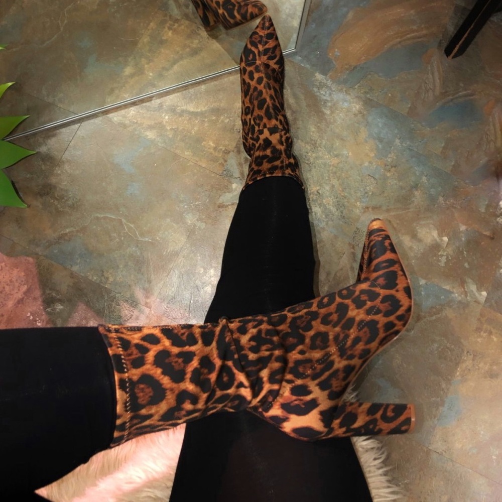 Leopard Booties